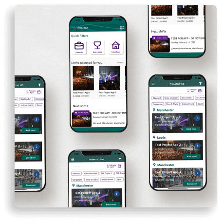 project Showsec mobile app app